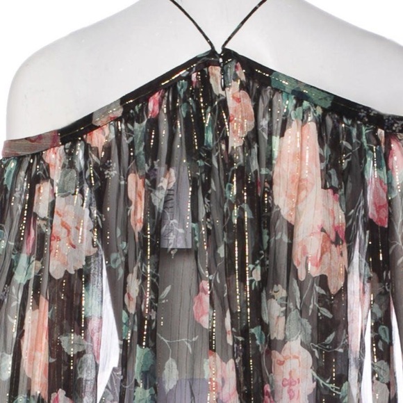 Zimmermann silk blouse with floral print Sz 2 6-8 - Picture 3 of 10